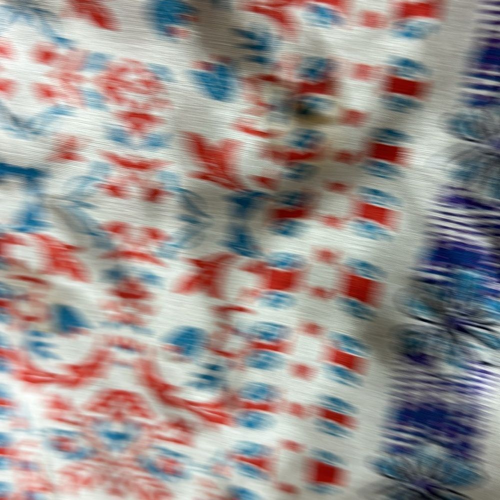 Johnny Was Multicolor Floral Scarf - Picture 11 of 11